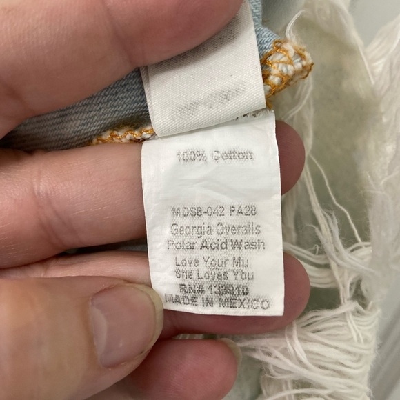 Show Me Your Mumu Blue Georgia Short Overhalls - Picture 5 of 15